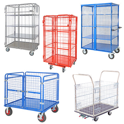heavy duty industrial cage trolley