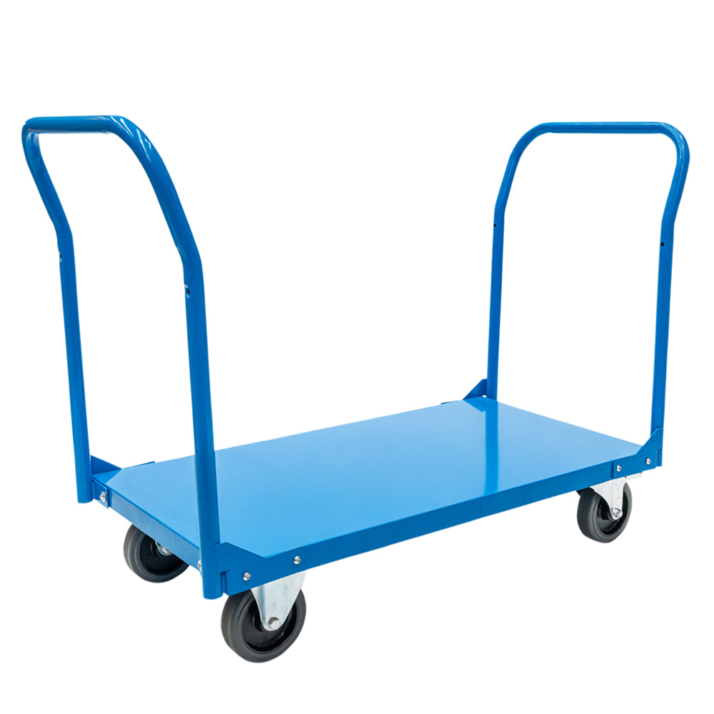 Heavy Duty Double Handle Platform Trolley — Durolla Trolleys
