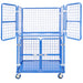 Heavy Duty Goods Trolley (with fold down shelf) with open doors